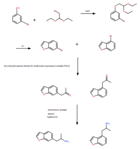 Synthesis of 6-APB